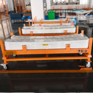 Chariot de course en Chine pour la barre de cuivre de transport de matières premières 