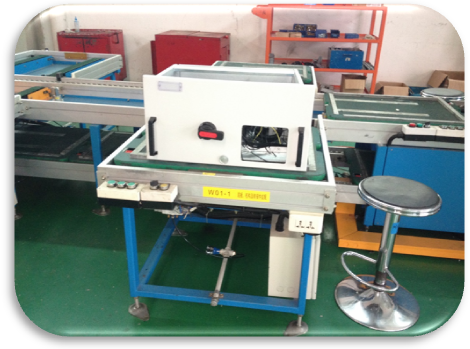 Ligne de production d'armoires de distribution BT 