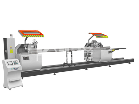 Machine de découpe de profilés en aluminium à double tête