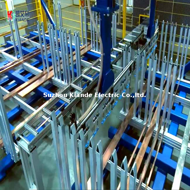 Système de stockage automatique de matière première de barre omnibus pour l'usine