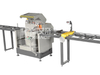 Machine de découpe de profilés en aluminium à double tête